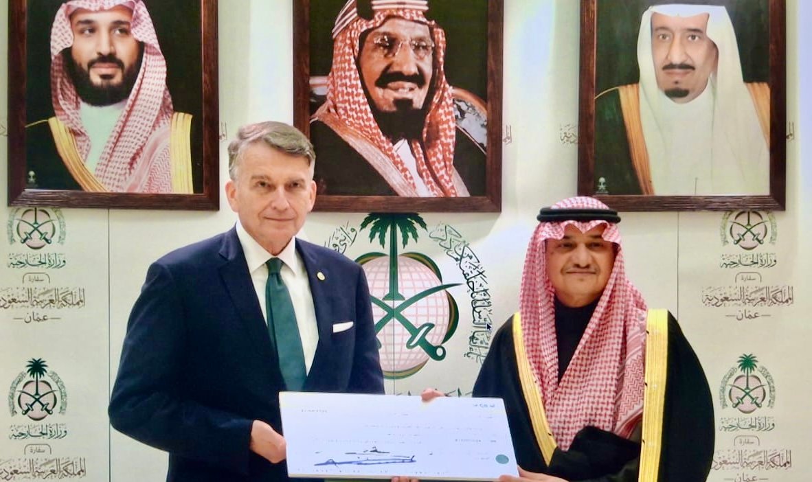 السعودية تقدم  مليوني دولار لدعم ميزانية  الاونروا وبرامجها 